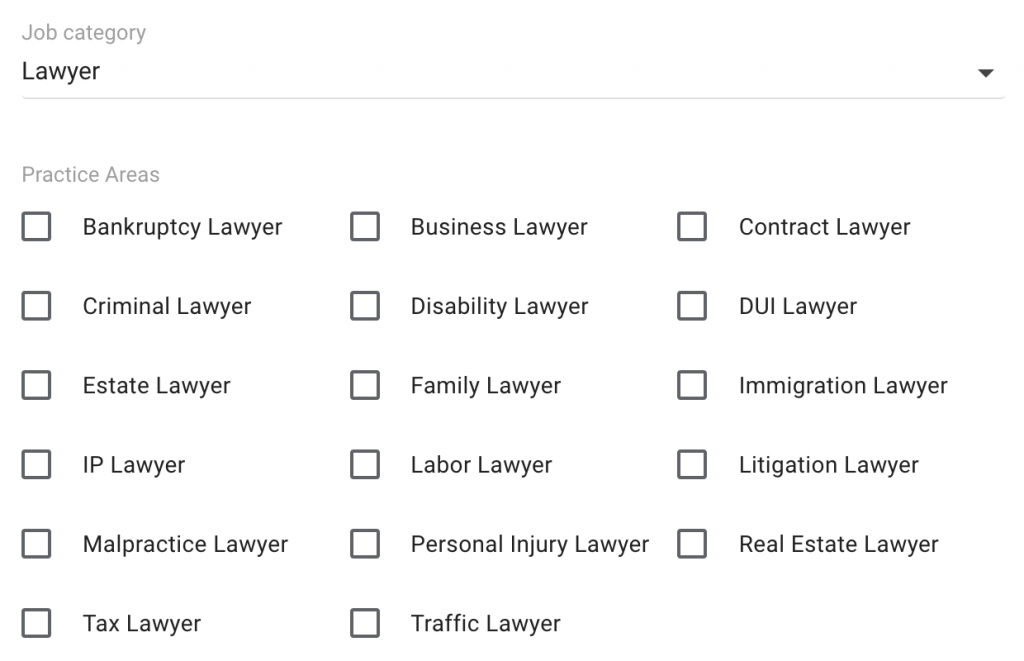 Google Guaranteed Lawyer Eligibility